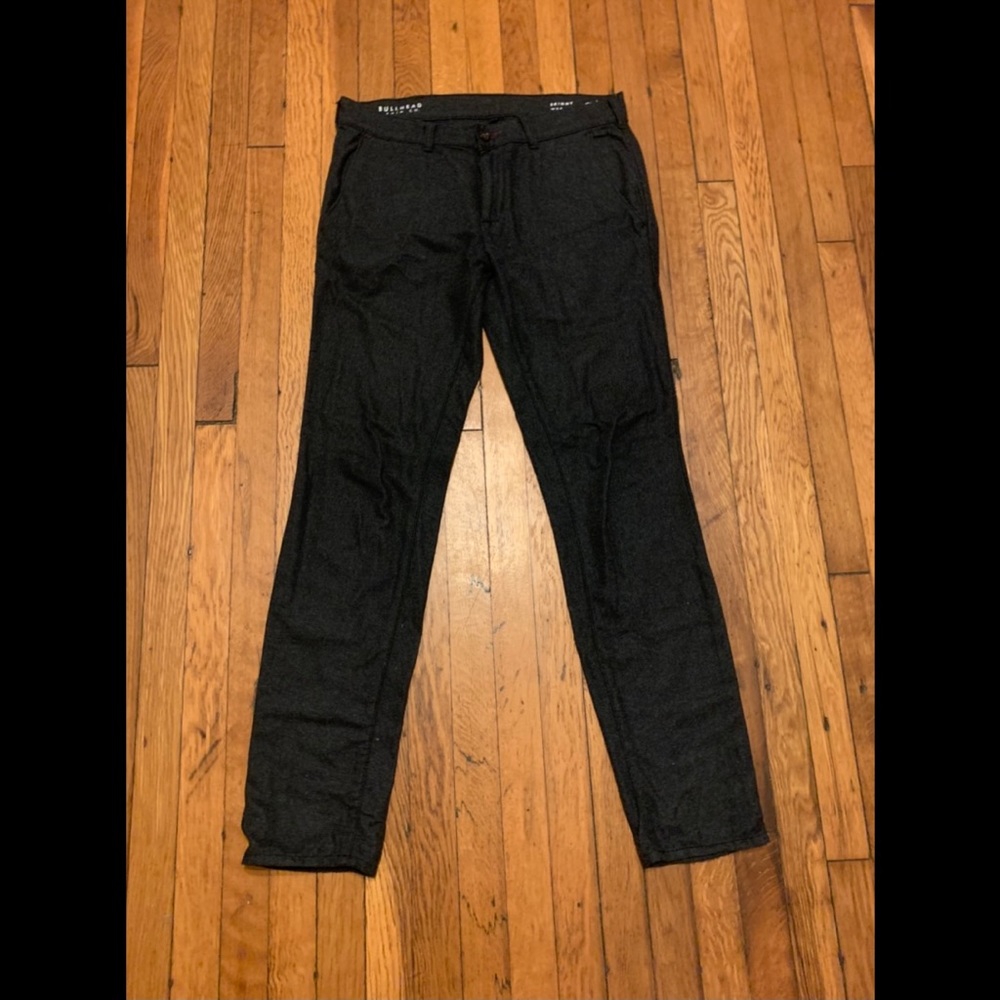 Dark Grey Bullhead Slim Fit Men’s Chinos